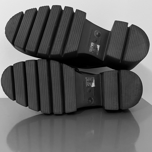 Stuart Weitzman Soho Mule Slip-on Loafer Lug Sole Black Women's Size 6 / 36.5 - Picture 10 of 12